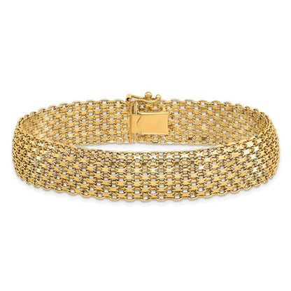 8 Zoll 14K Poliert Armband