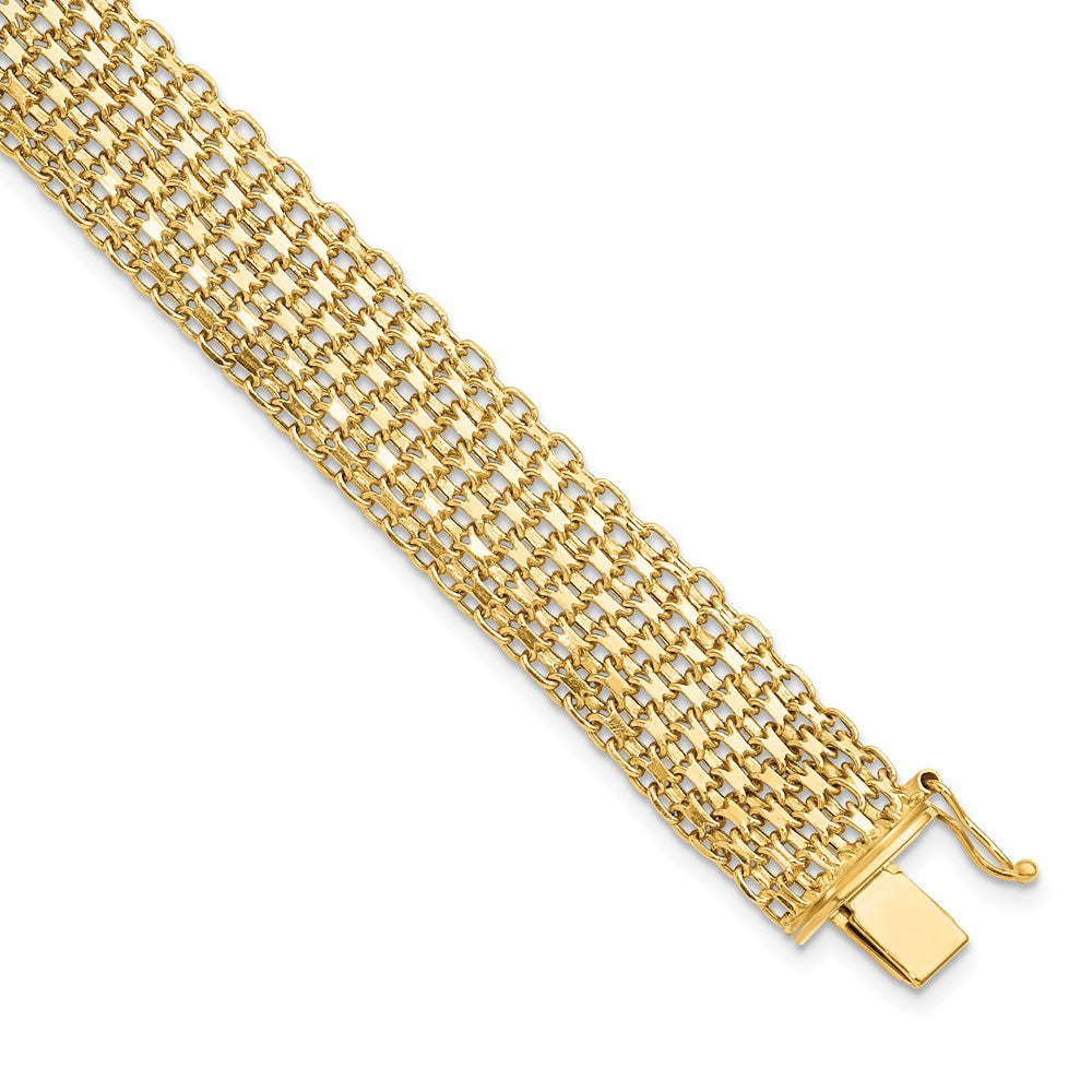 8 Zoll 14K Poliert Armband