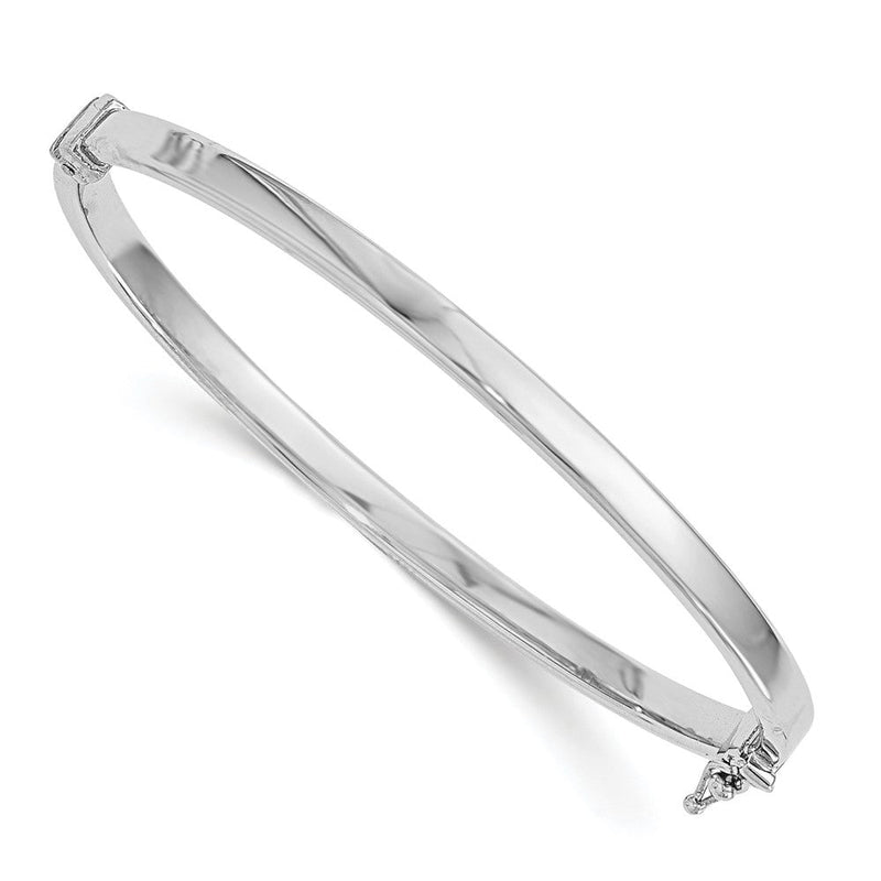 10K Roségold 14K mit Weiß Rhodium Beschichtung Poliert Klappbar Armreif