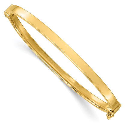 14K Gelbgold Poliert Klappbar Armreif