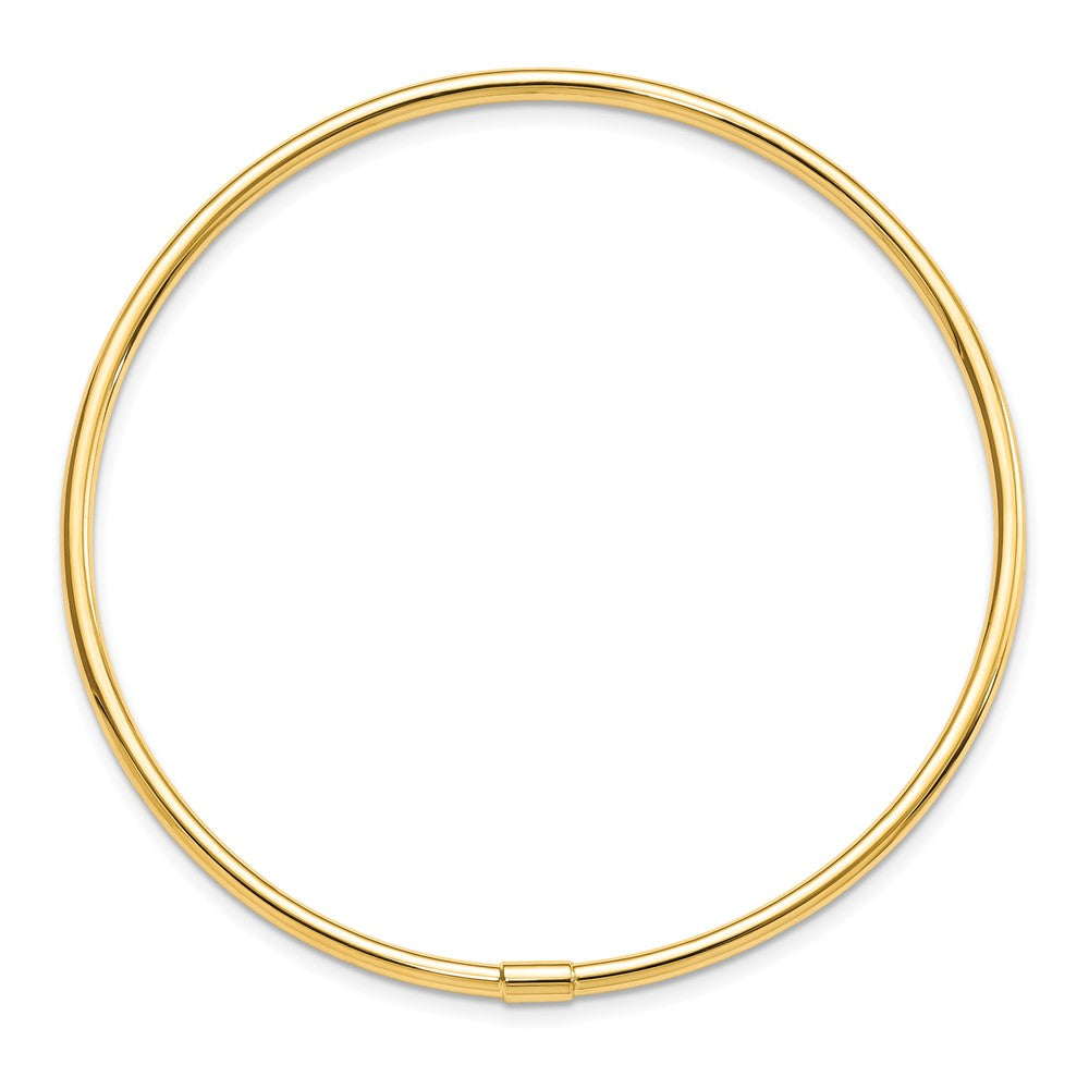 14K Gelbgold Poliert Schieber-on Armreif