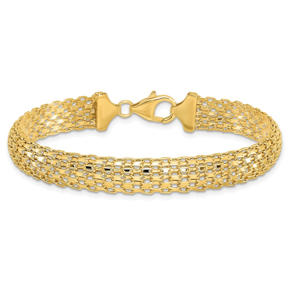 7.5 Zoll 14K Poliert Armband
