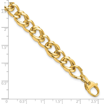 7.5 Zoll 14K Poliert Glieder Armband