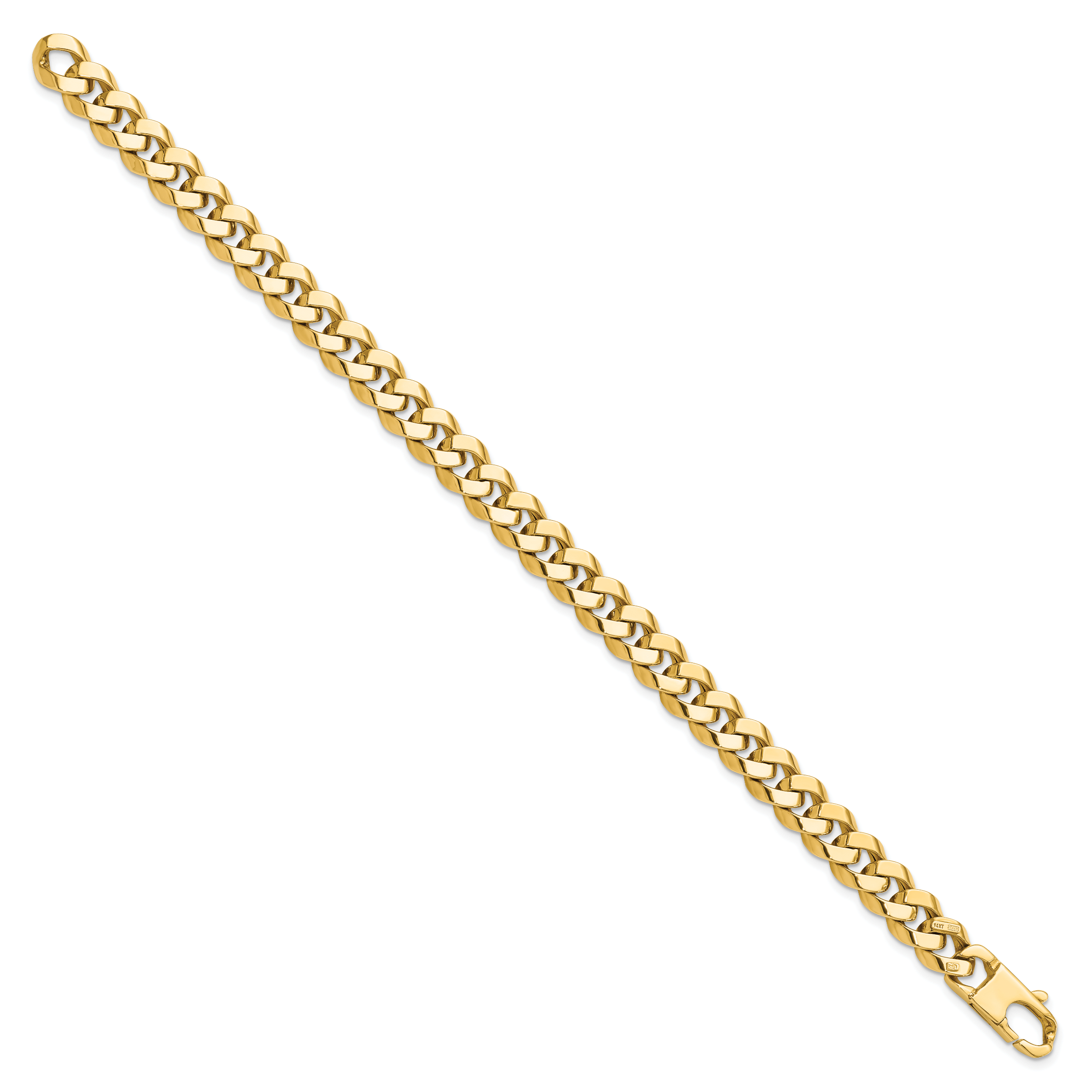 8 Zoll 14K 8.5mm Abgeschrägt Panzer Armband
