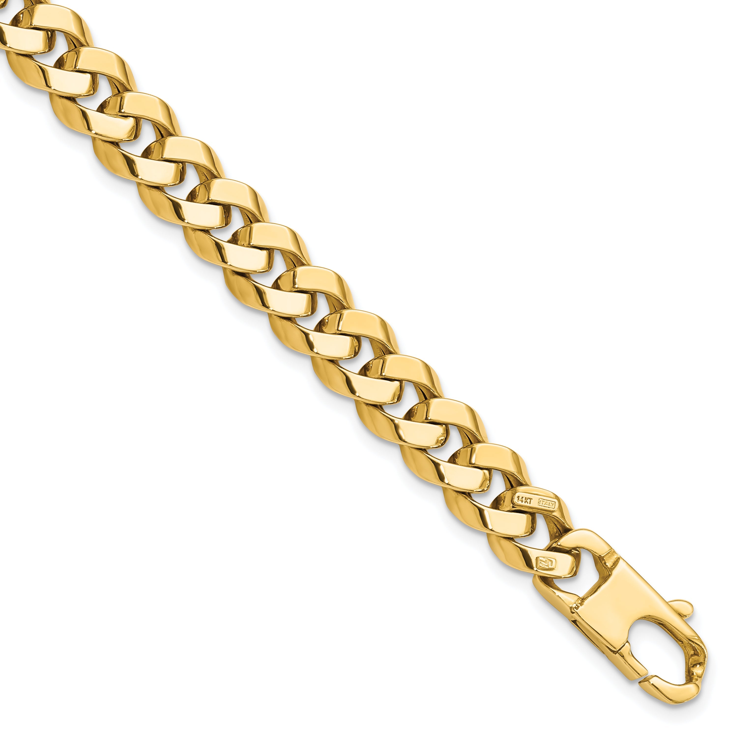 8 Zoll 14K 8.5mm Abgeschrägt Panzer Armband