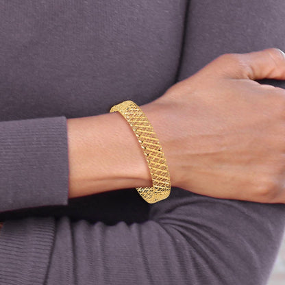 7.25 Zoll 14K Fantasie Dehnbar Armband