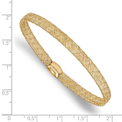 7.5 Zoll 14K Fantasie Dehnbar Armreif Armband