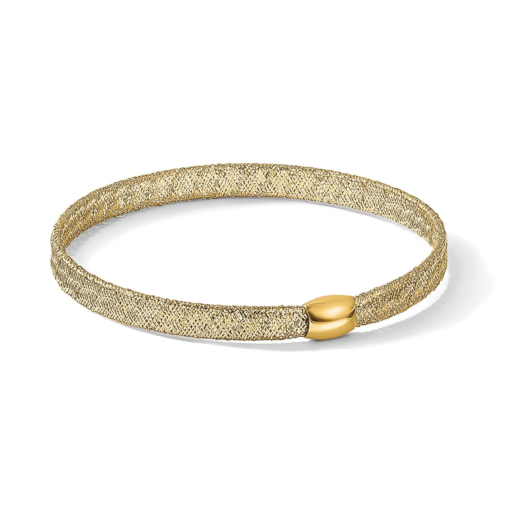 7.5 Zoll 14K Fantasie Dehnbar Armreif Armband