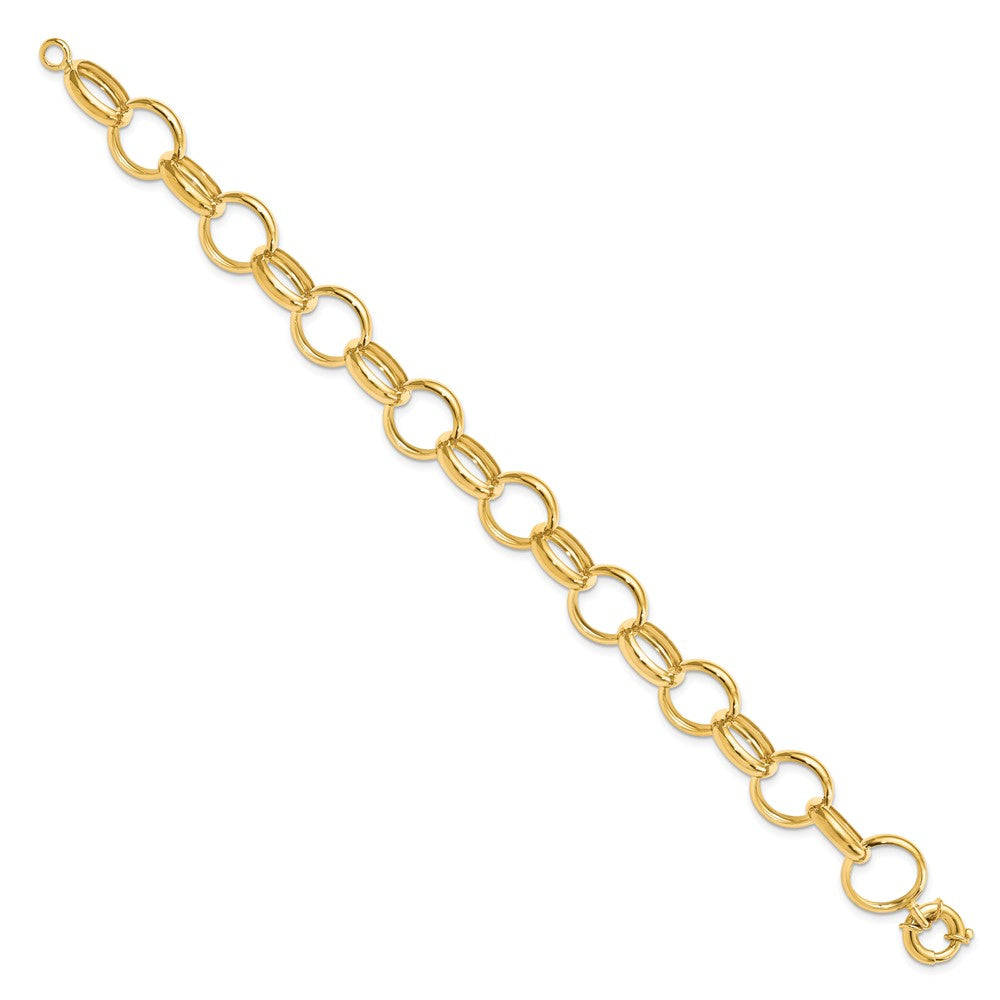 14K Gelbgold Gold Gliederarmband