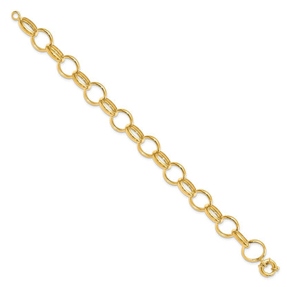 14K Gelbgold Gold Gliederarmband