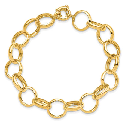 14K Gelbgold Gold Gliederarmband