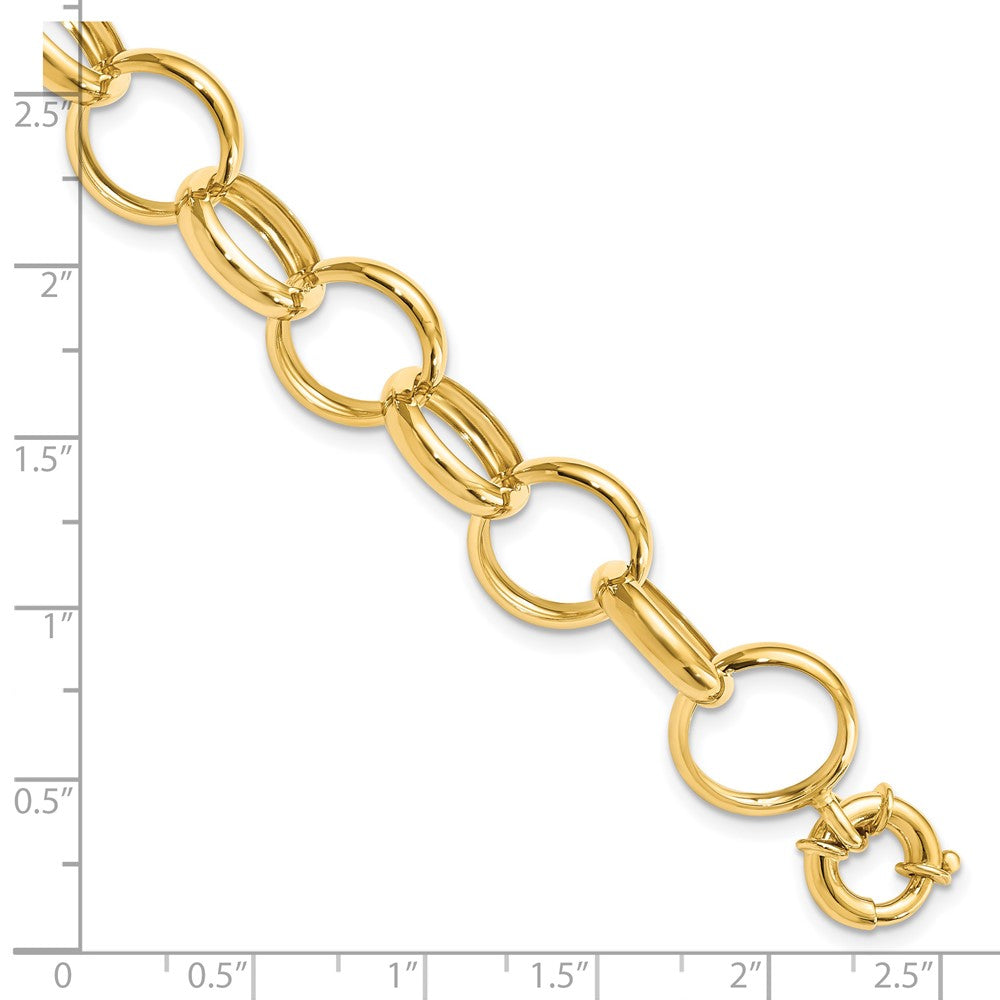 14K Gelbgold Gold Gliederarmband