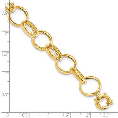 14K Gelbgold Gold Gliederarmband