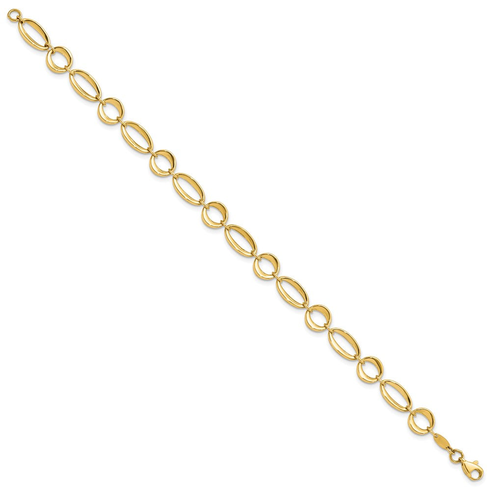 7.5 Zoll 14K Gold Armband