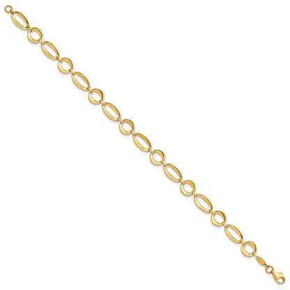 7.5 Zoll 14K Gold Armband