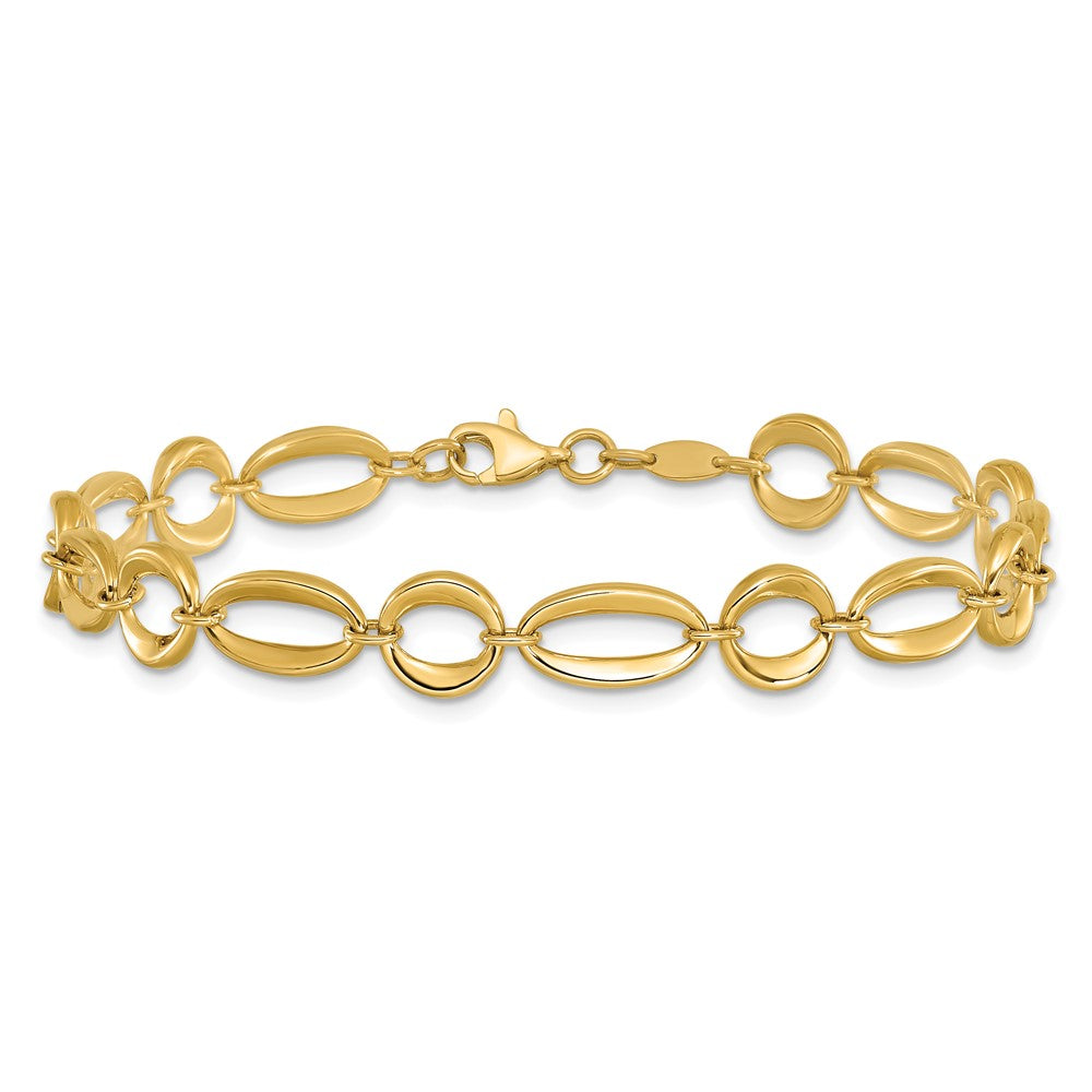 7.5 Zoll 14K Gold Armband