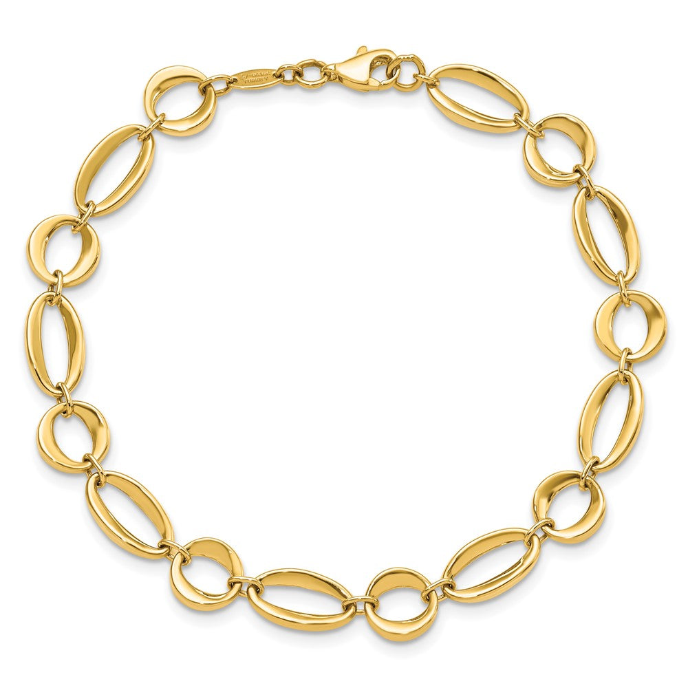 7.5 Zoll 14K Gold Armband