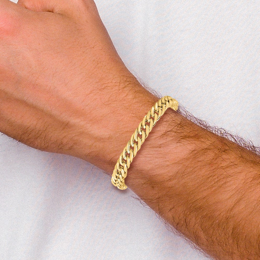 8 Zoll 14K Poliert Herren Armband