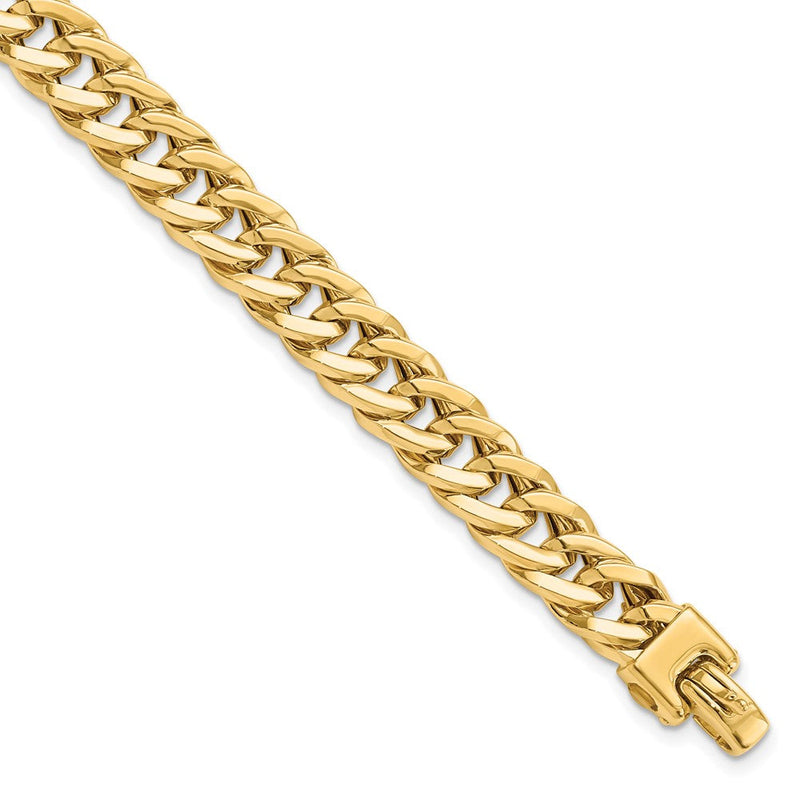 8 Zoll 14K Poliert Herren Armband
