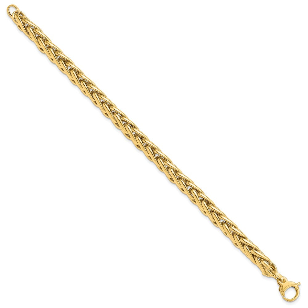7.5 Zoll 14K Poliert Fantasieglieder Armband