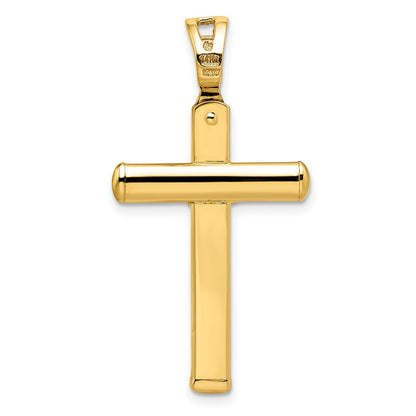 14K Gelbgold Poliert Kruzifix Anhänger