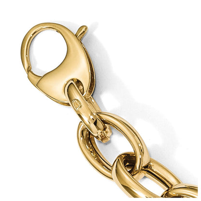 8 Zoll 14K Poliert Fantasieglieder 8 Zoll Mit.5 Verlängerung. Armband
