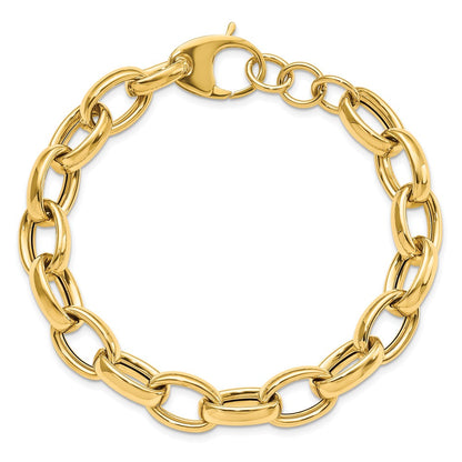 8 Zoll 14K Poliert Fantasieglieder 8 Zoll Mit.5 Verlängerung. Armband