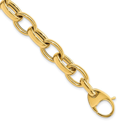 8 Zoll 14K Poliert Fantasieglieder 8 Zoll Mit.5 Verlängerung. Armband