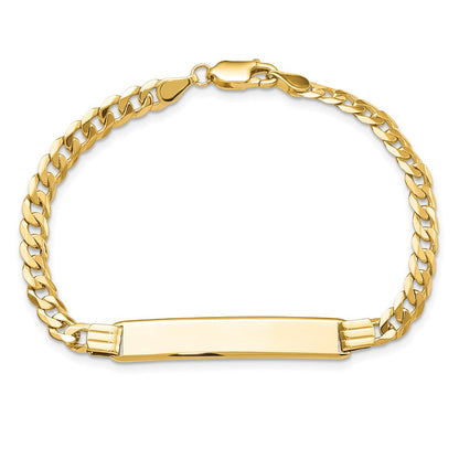 8 Zoll 14K Panzer Glieder Id Armband