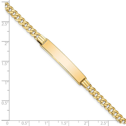 8 Zoll 14K Panzer Glieder Id Armband