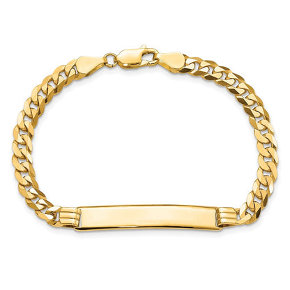 8 Zoll 14K Panzer Glieder Id Armband