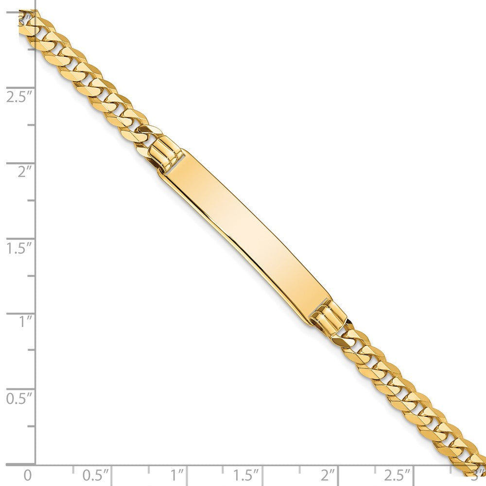 8 Zoll 14K Panzer Glieder Id Armband