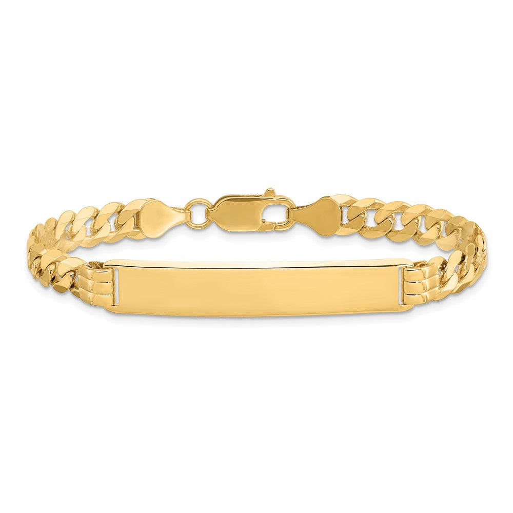 8 Zoll 14K Panzer Glieder Id Armband