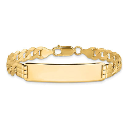 8 Zoll 14K Panzer Glieder Id Armband