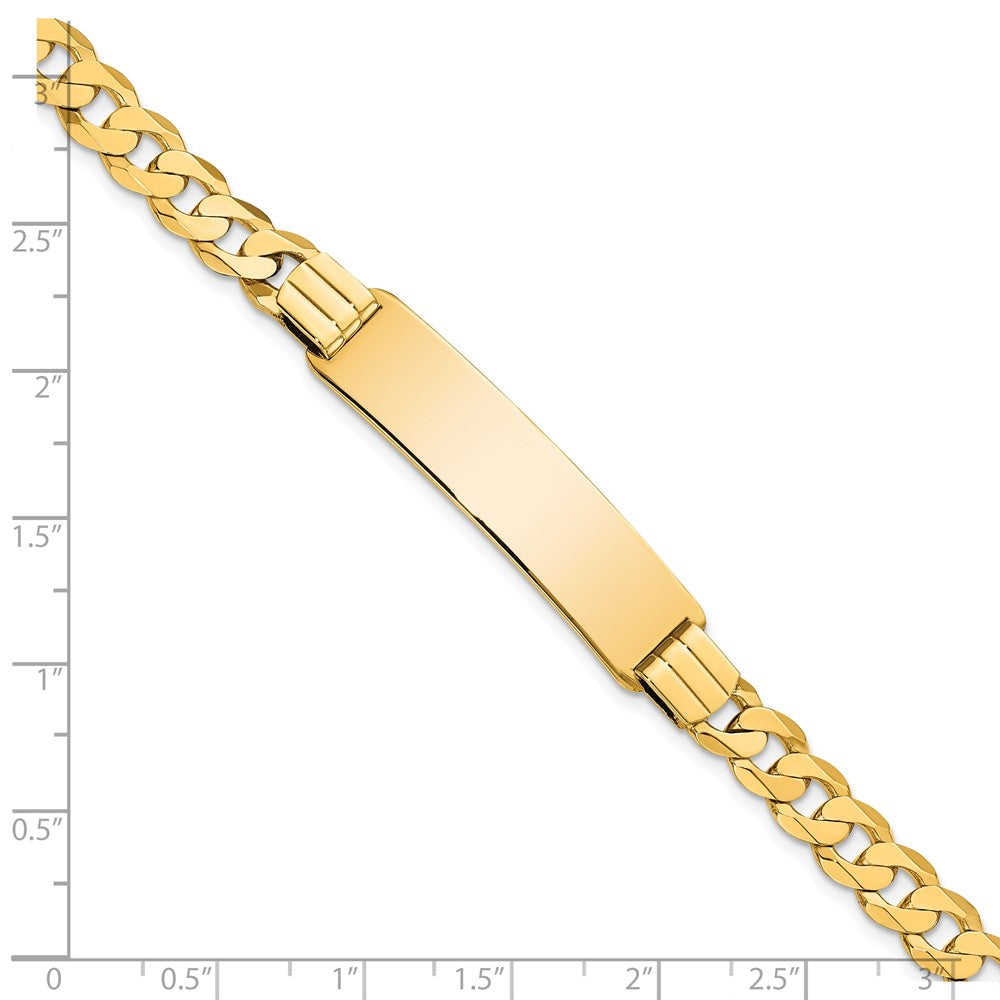 8 Zoll 14K Panzer Glieder Id Armband