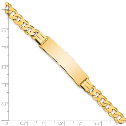 8 Zoll 14K Panzer Glieder Id Armband