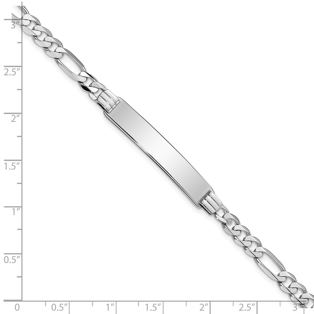 8 Zoll 14K Wg Figaro Glieder Id Armband