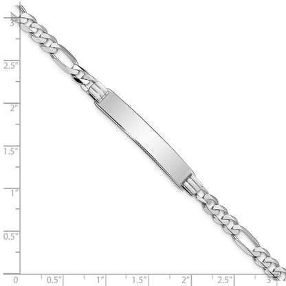 8 Zoll 14K Wg Figaro Glieder Id Armband