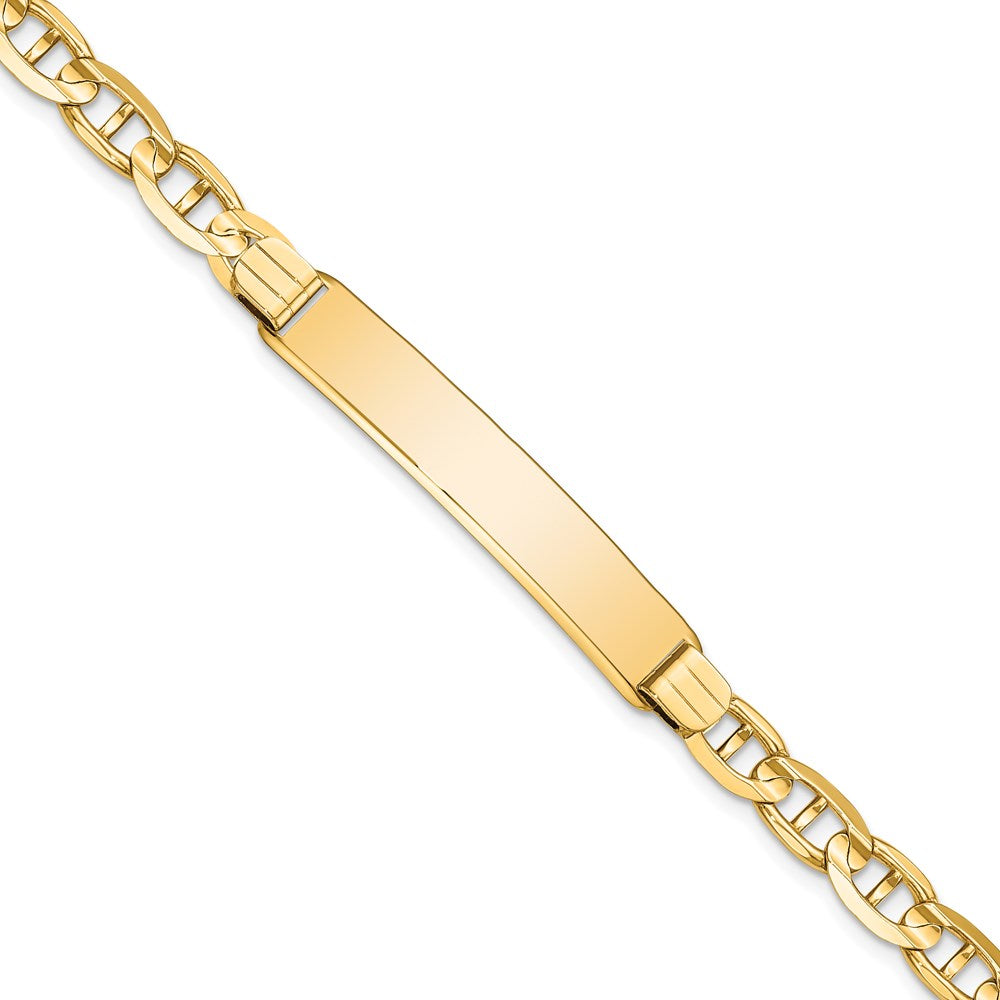 8 Zoll 14K Anker Glieder Id Armband