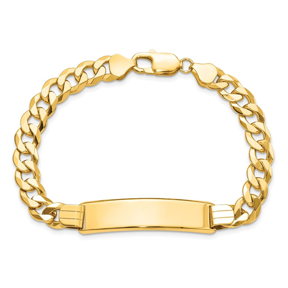 8 Zoll 14K Flach Panzer Glieder Id Armband