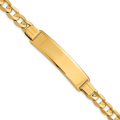 14K Panzer Glieder Id Armband