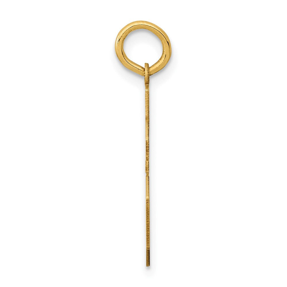 14K Gelbgold 14K Mittel Poliert Zahl 16 Charm