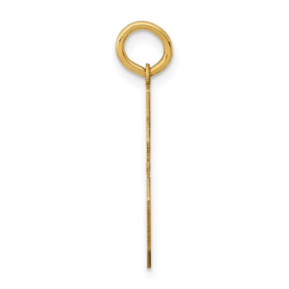 14K Gelbgold 14K Mittel Poliert Zahl 16 Charm