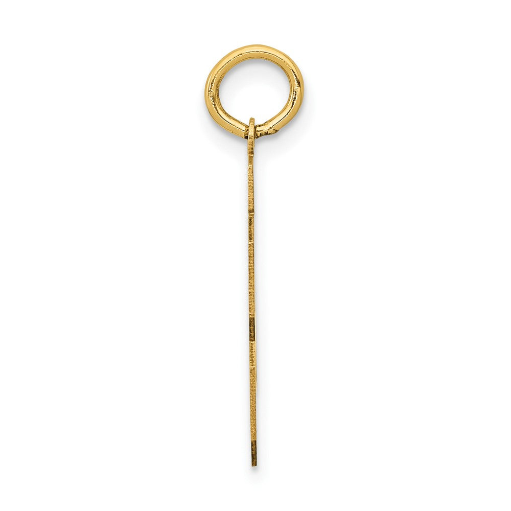 14K Gelbgold 14K Mittel Poliert Zahl 23 Charm