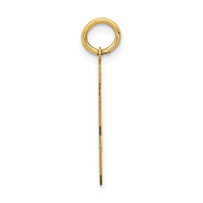 14K Gelbgold 14K Mittel Poliert Zahl 23 Charm