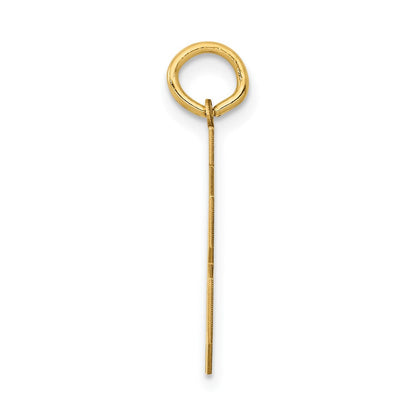 14K Gelbgold 14K Mittel Poliert Zahl 78 Charm