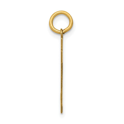 14K Gelbgold 14K Mittel Poliert Zahl 97 Charm