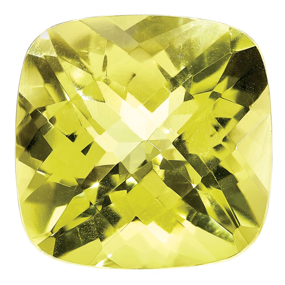 Edelstein Zitrone Quarz Aa Qualität 12mm Antik Kissen Schachbrett