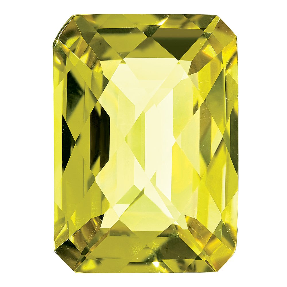 Edelstein Zitrone Quarz Aa Qualität 10x8mm Smaragd Schachbrett Schliff