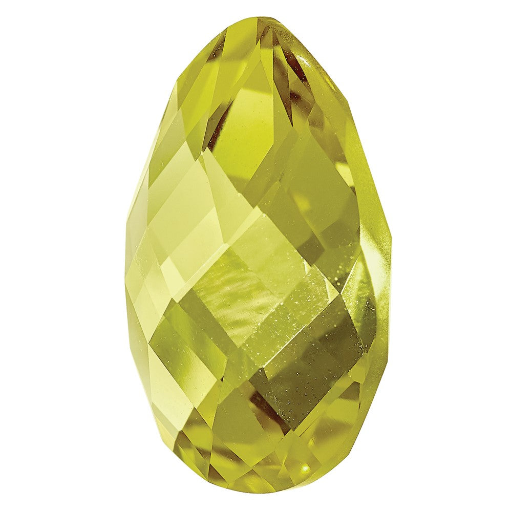 Edelstein Zitrone Quarz Aa Qualität 16x12 Tropfen Briolette